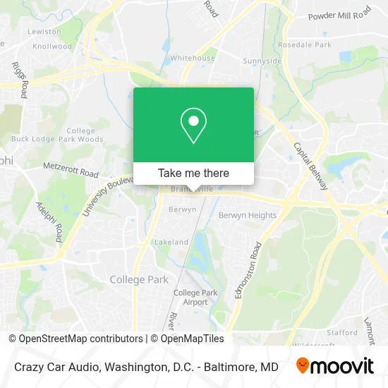 Crazy Car Audio map