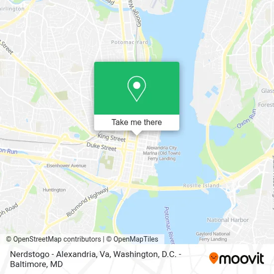 Nerdstogo - Alexandria, Va map