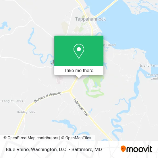 Blue Rhino map