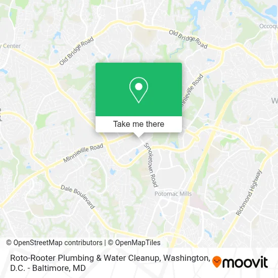 Roto-Rooter Plumbing & Water Cleanup map