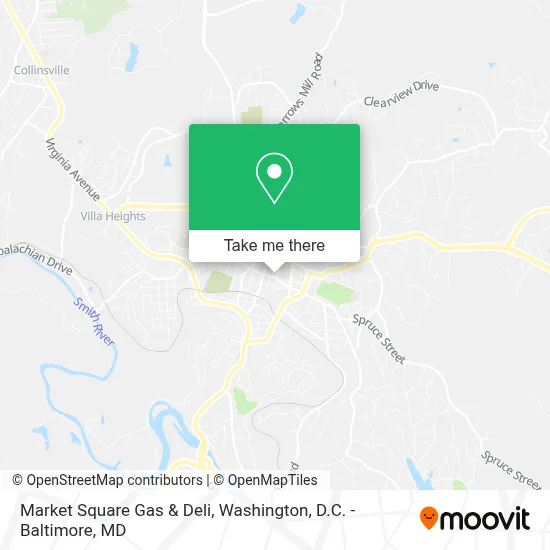 Market Square Gas & Deli map