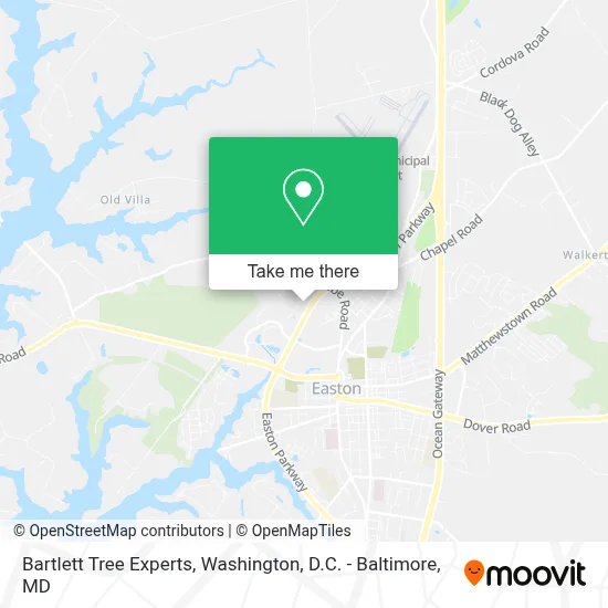 Bartlett Tree Experts map