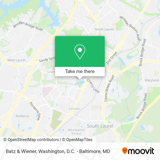 Batz & Wiener map