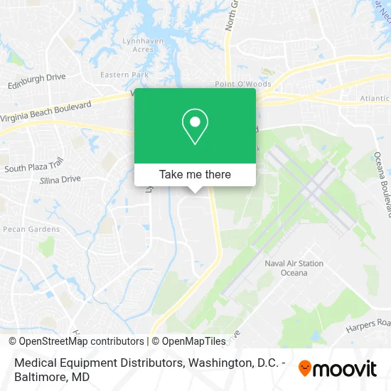 Medical Equipment Distributors map