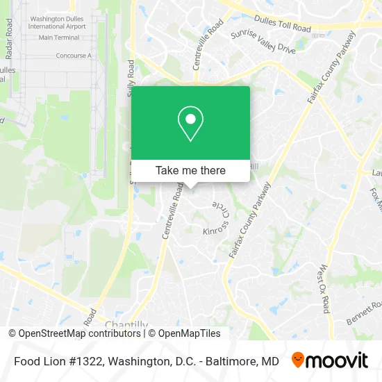 Food Lion #1322 map