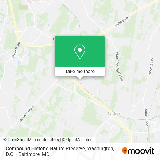 Compound Historic Nature Preserve map
