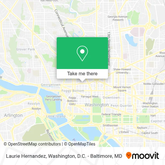 Laurie Hernandez map