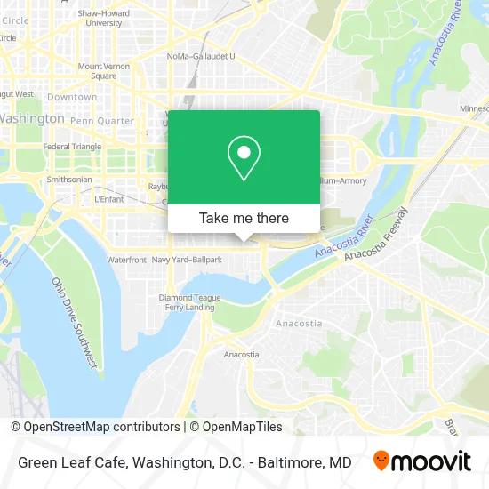 Green Leaf Cafe map