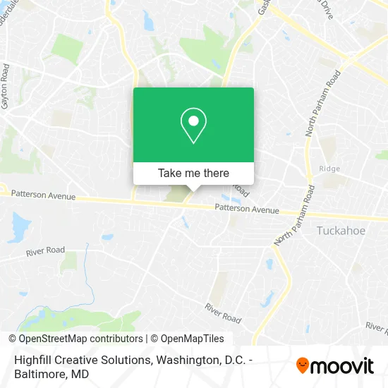 Highfill Creative Solutions map