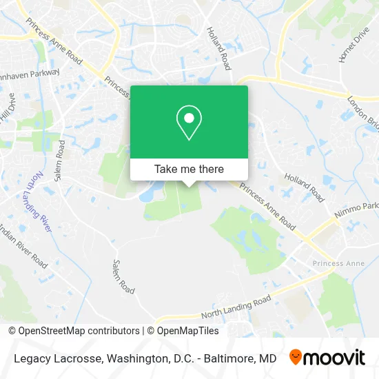 Legacy Lacrosse map