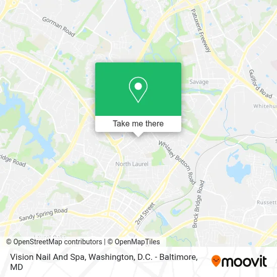 Vision Nail And Spa map