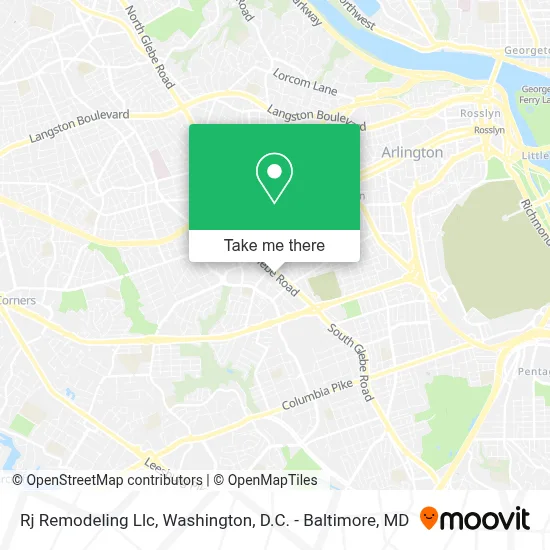 Rj Remodeling Llc map