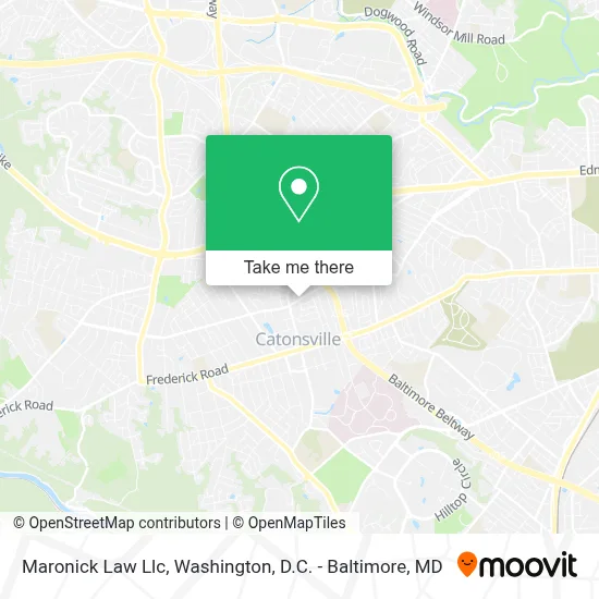 Maronick Law Llc map