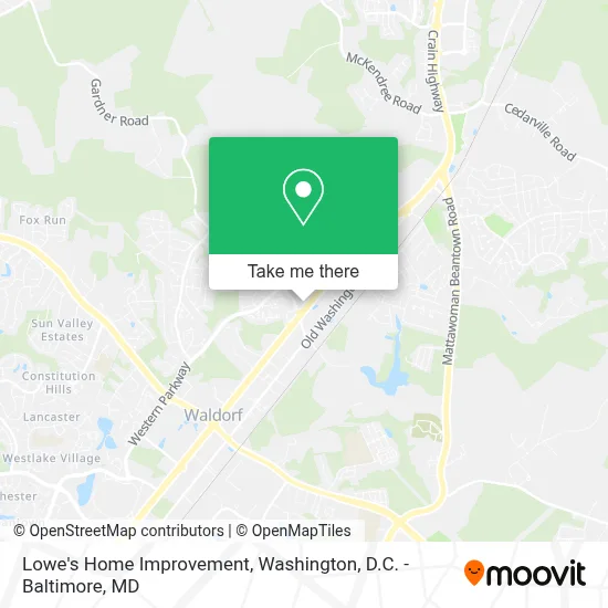 Lowe's Home Improvement map