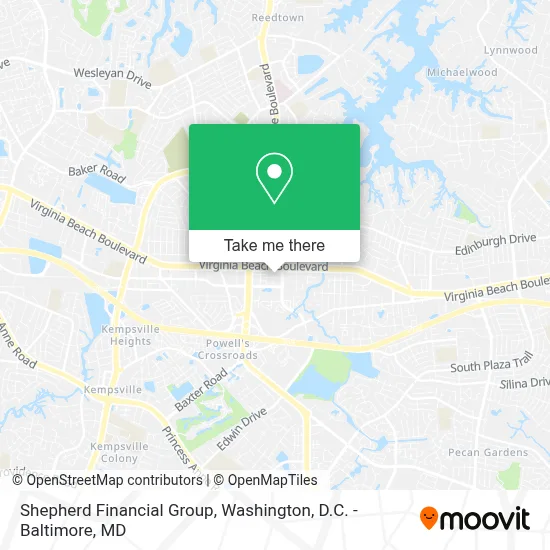 Shepherd Financial Group map