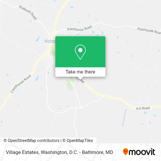 Village Estates map
