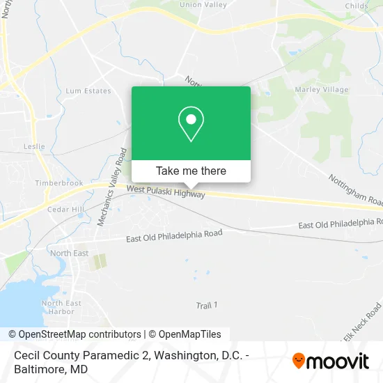 Cecil County Paramedic 2 map