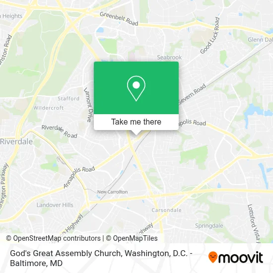 God's Great Assembly Church map