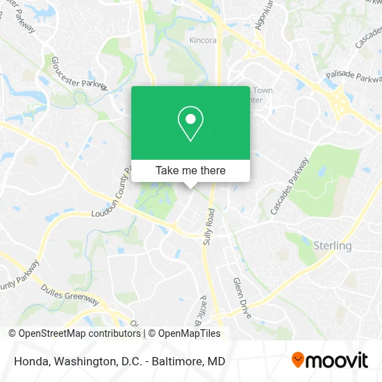 Honda map