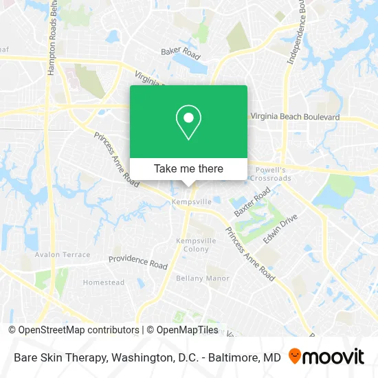 Bare Skin Therapy map