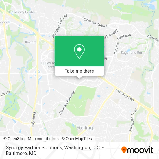 Synergy Partner Solutions map