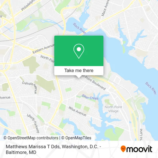 Matthews Marissa T Dds map