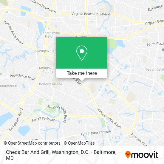 Cheds Bar And Grill map