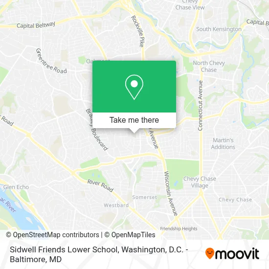 Sidwell Friends Lower School map