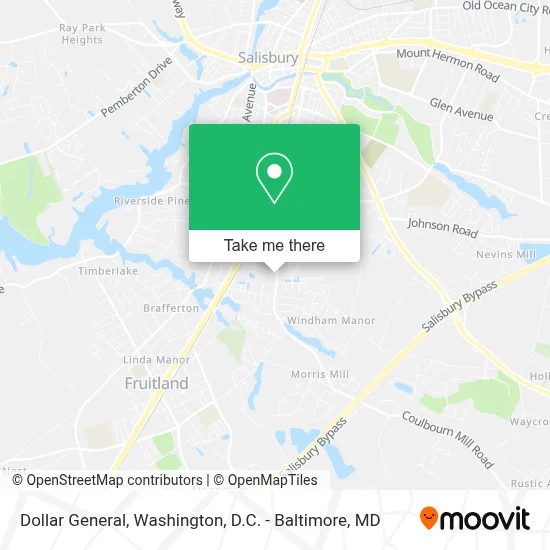 Dollar General map