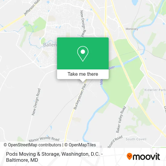 Pods Moving & Storage map