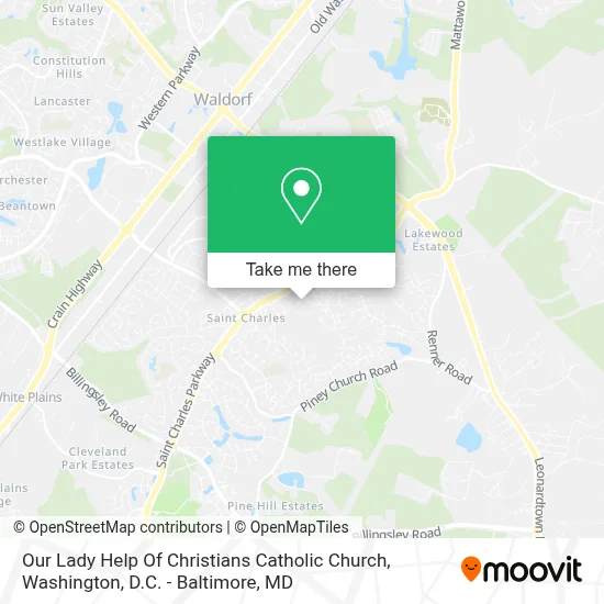 Our Lady Help Of Christians Catholic Church map