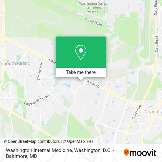 Washington Internal Medicine map