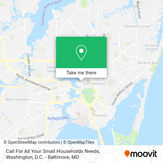 Call For All Your Small Households Needs map