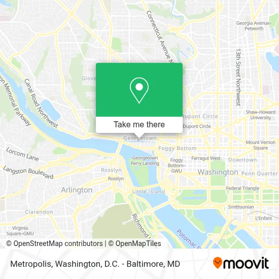 Metropolis map