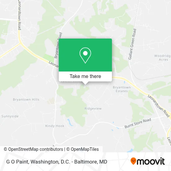 G O Paint map