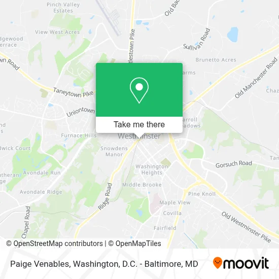 Paige Venables map