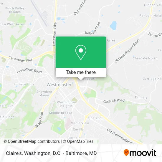 Claire's map