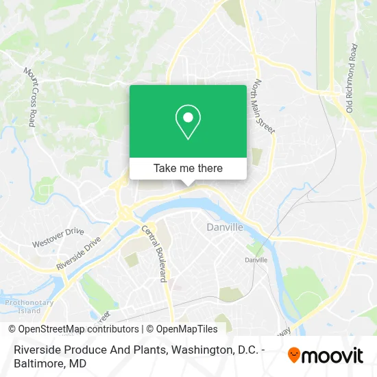 Riverside Produce And Plants map