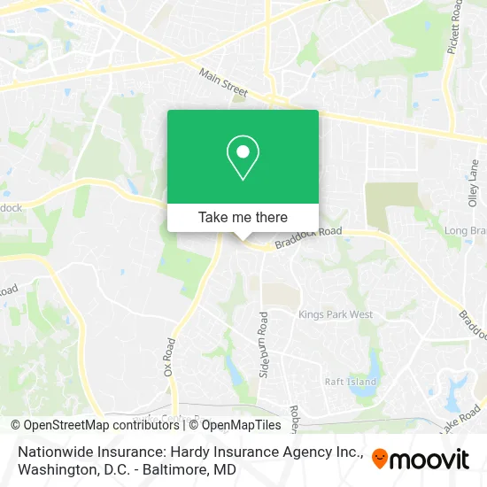 Nationwide Insurance: Hardy Insurance Agency Inc. map
