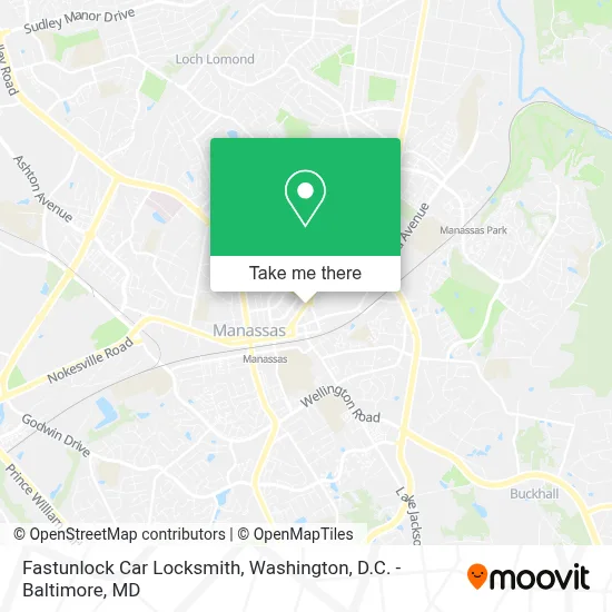 Fastunlock Car Locksmith map