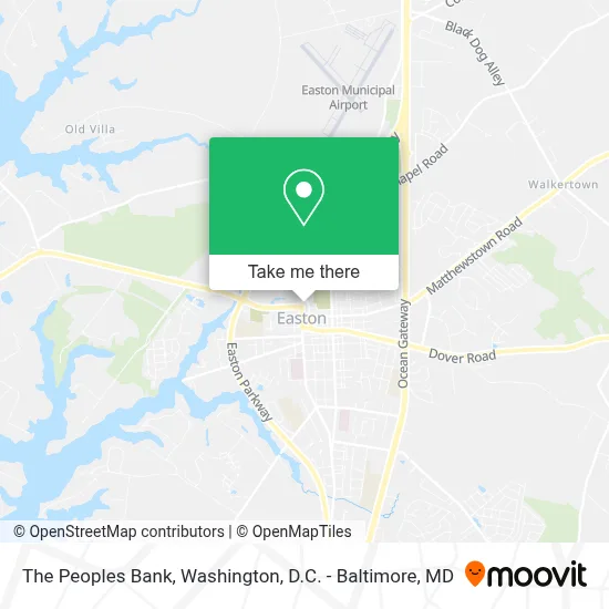 The Peoples Bank map