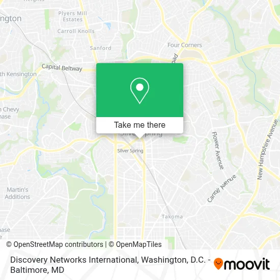 Discovery Networks International map