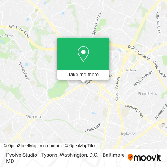 Pvolve Studio - Tysons map