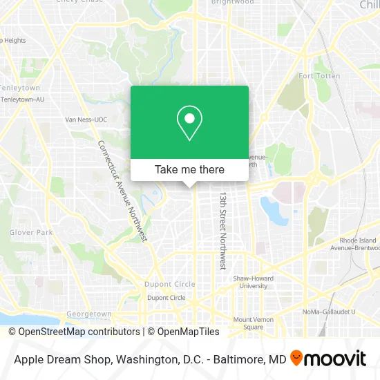 Apple Dream Shop map