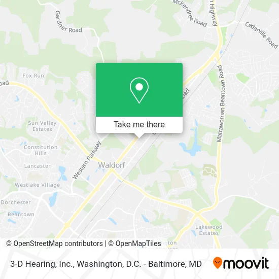 3-D Hearing, Inc. map