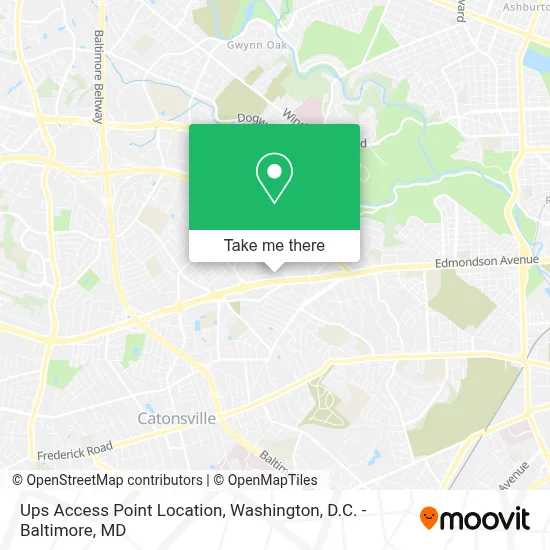 Ups Access Point Location map