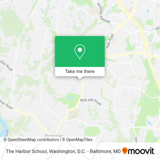 The Harbor School map