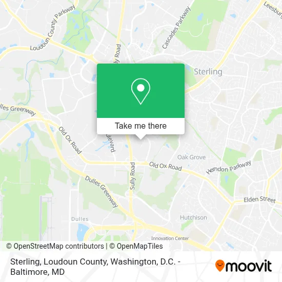 Sterling, Loudoun County map