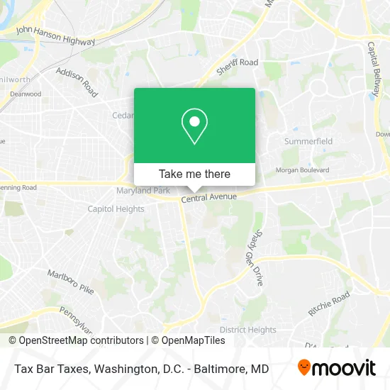 Tax Bar Taxes map