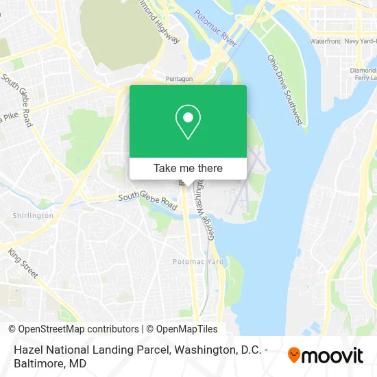 Hazel National Landing Parcel map